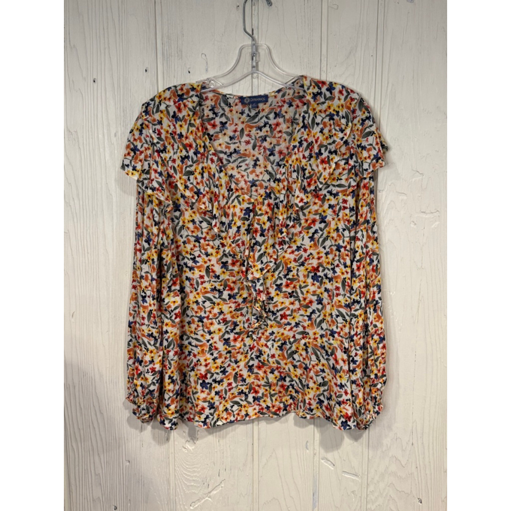 Democracy Floral Blouse Size L